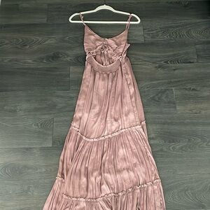 Vici mauve maxi dress